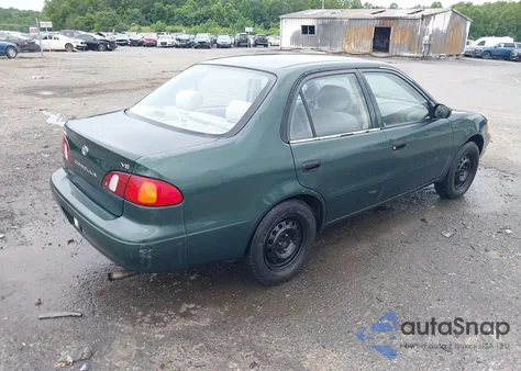2000 Toyota Corolla Ve from USA, damaged, VIN 2T1BR12E7YC280546